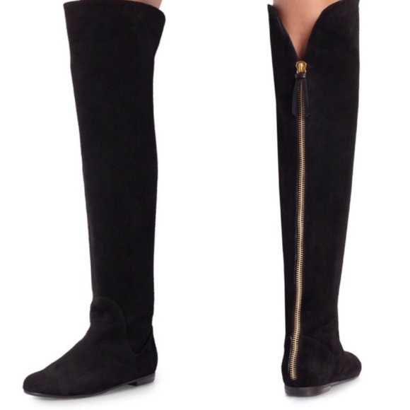 Giuseppe Zanotti Shoes - GIUSEPPE ZANOTTI over the knee flat boots